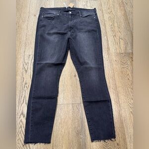 Good American Men's Dark Gray Straight Jeans